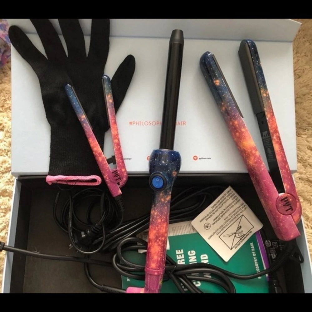 PYT philosophy of hair 3 piece set styling tools